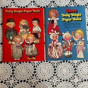 Vintage Bundle (2) Dolly Dingle Paper Doll 1978/79
